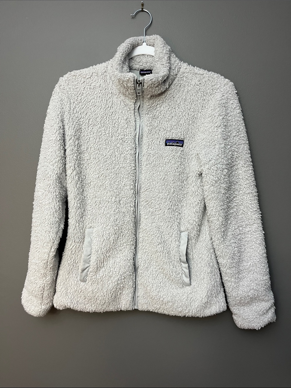 Patagonia Women’s Cream Sherpa Full-Zip Jacket - Size S